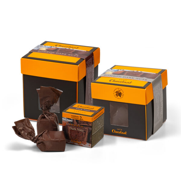 Dark Nuts Praline Praline Cube