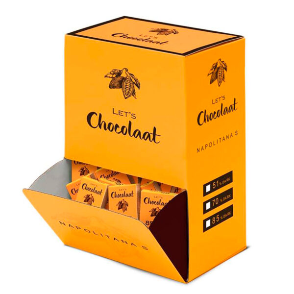 Napolitanas 5g 51% - Dispenser box 1 kg