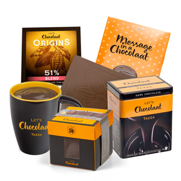 Pack 25€ Dark Hazelnut Chocolates 120g + Dark Chocolate