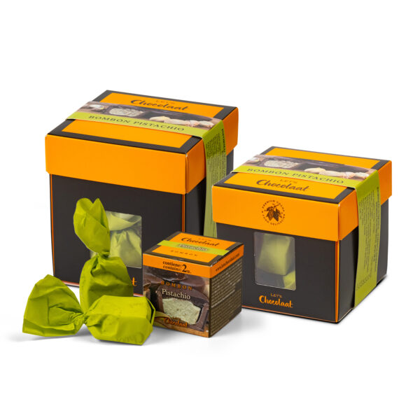 Pistachio Praline Praline Cube