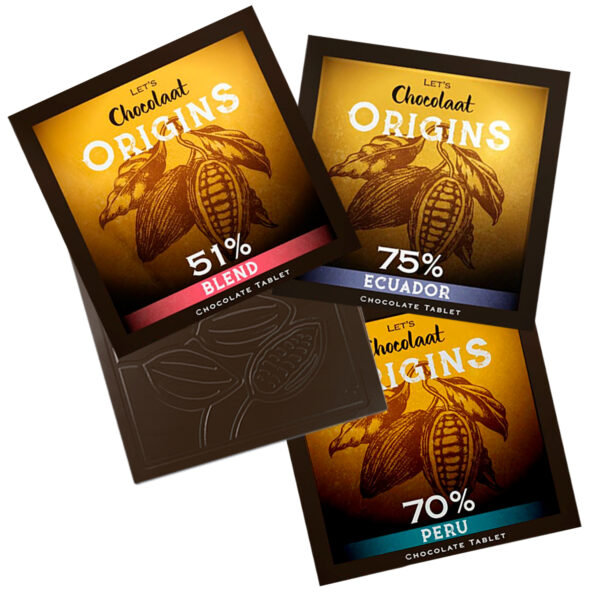 Let's Chocolaat still life Origins tablets