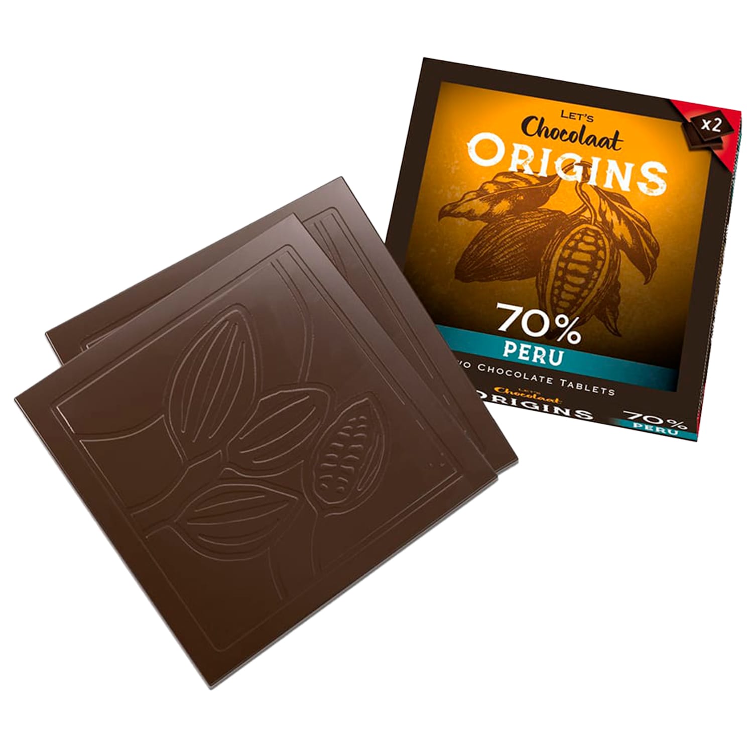 Let's Chocolaat Tableta Origins Peru - 70% cocoa