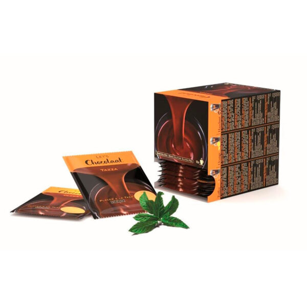 Mint hot chocolate - box 12 sachets