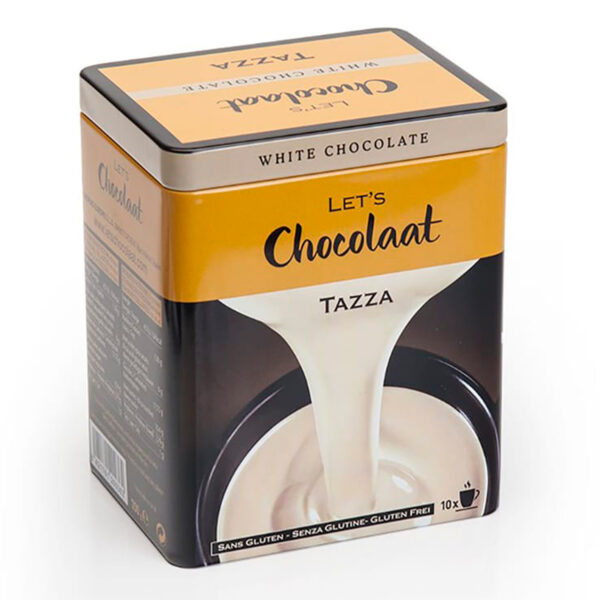 White hot chocolate - premium tin 10 sachets