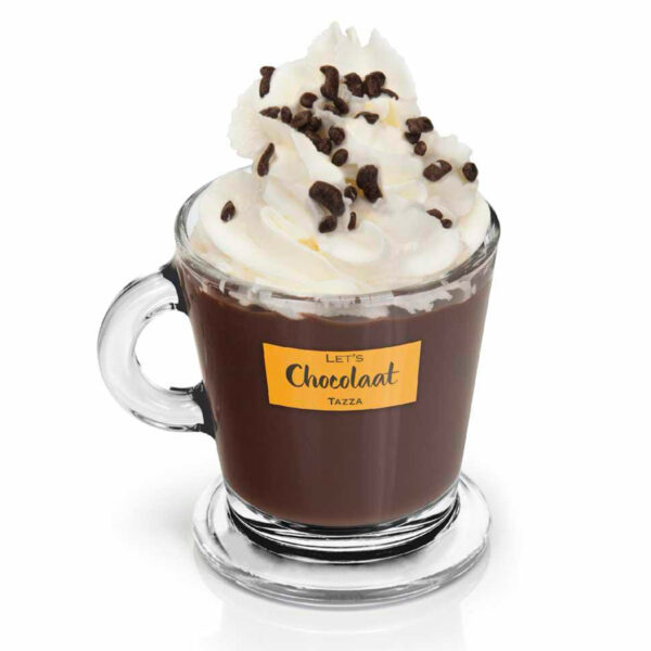 Lets Chocolaat 8cl glass mugs - Image 2