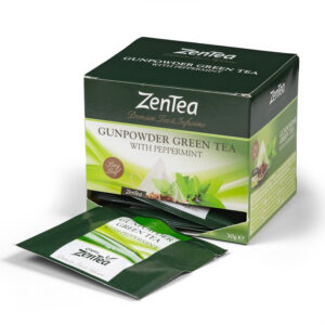 Green Tea Gunpowder with Peppermint - 15 sachets