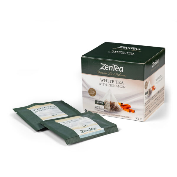 White Tea with cinnamon - 15 sachets - Image 2