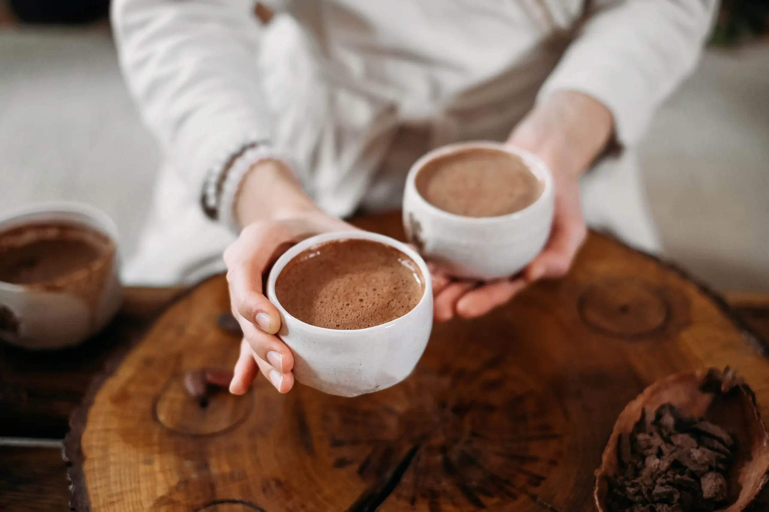 Hazelnut drinking chocolate 12 sachets of 25g