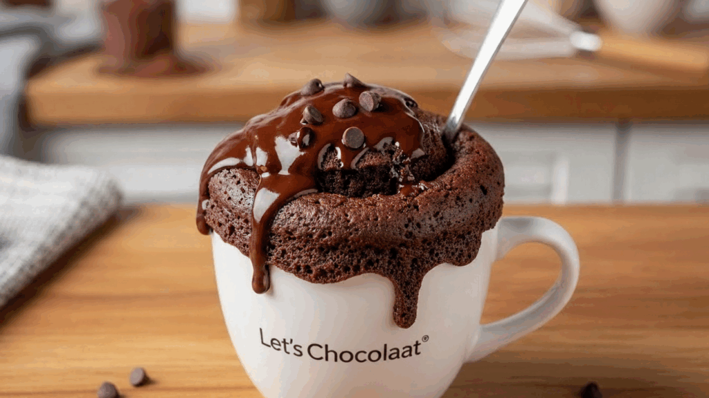Mug Cake with Let's Chocolaat