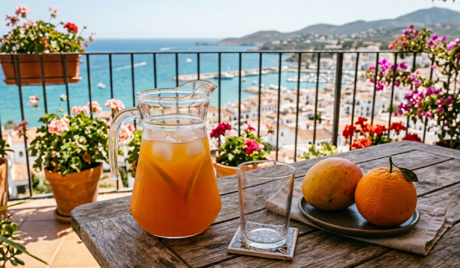 Let's Chocolaat Cold Mango and Orange Infusion