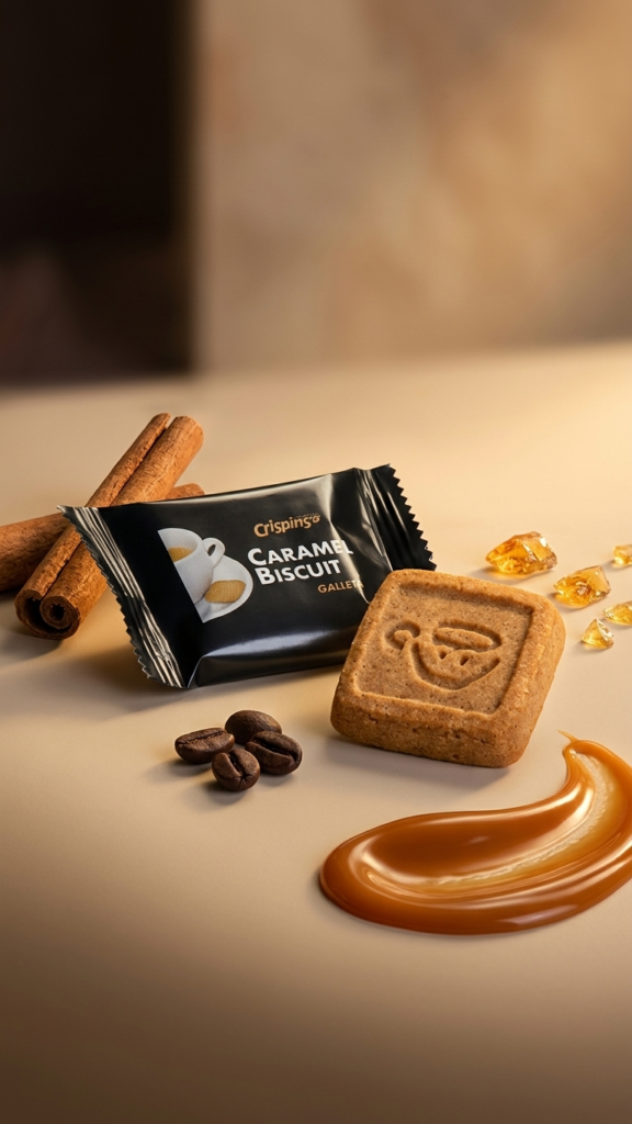 Let's Chocolaat Caramel Biscuit Cookies