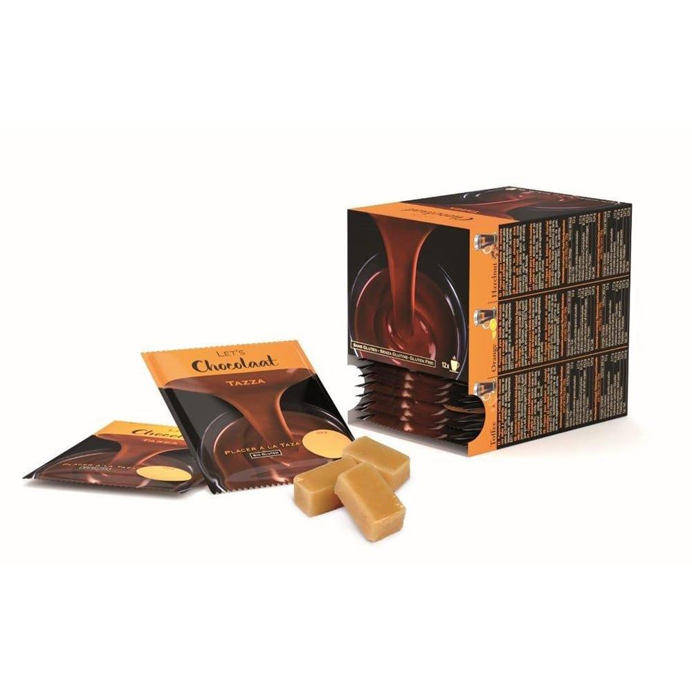 Caramel drinking chocolate - box of 12 sachets