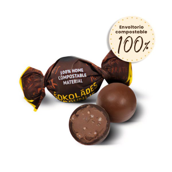 55% cocoa truffles with brownie cream (4kg)