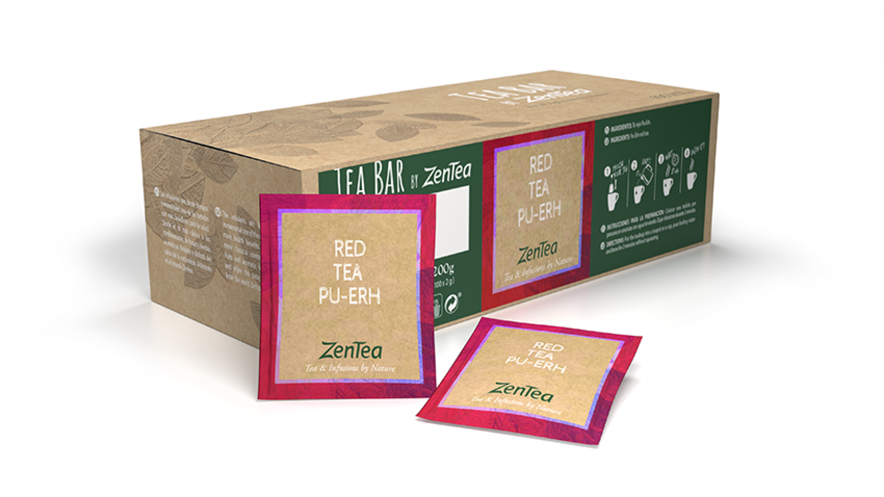 Pu-Erh Red Tea - 100 tea bags