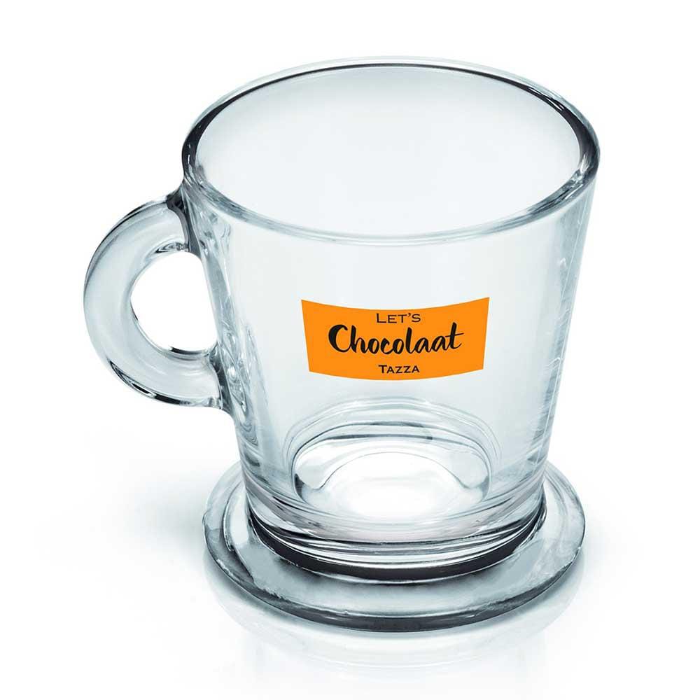 Lets Chocolaat glass cups 8cl
