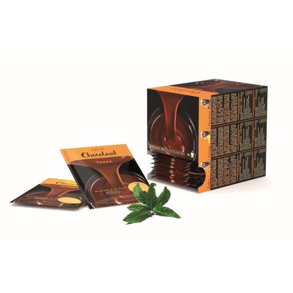 Mint drinking chocolate - box of 12 sachets